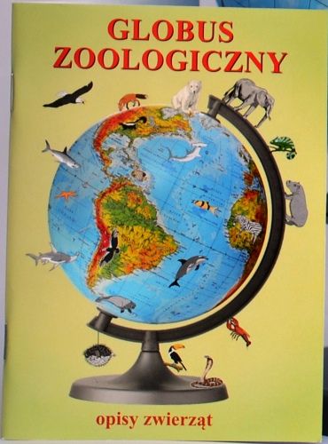 Globus ZOOLOGICZNY 220mm +książka karton APLIKACJA Produkt Polski zwierzęta na Arena.pl