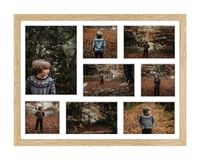 Ramka na 8 zdjęć Hekla 40x50x8 MDF galeria zdjęć sonoma jasna 1szt.