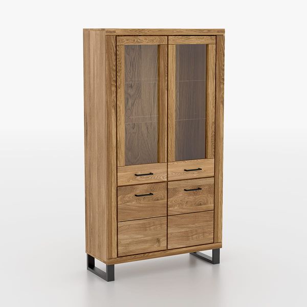 Witryna dębowa Como 3 zdjęcie 1