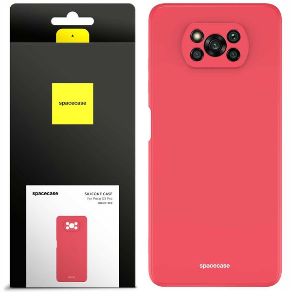 Spacecase Silicone Case Poco X3 Pro/Nfc Red zdjęcie 1