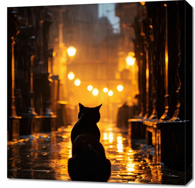 Obraz 70x70cm Samotna Wędrowczyni zdjęcie 1