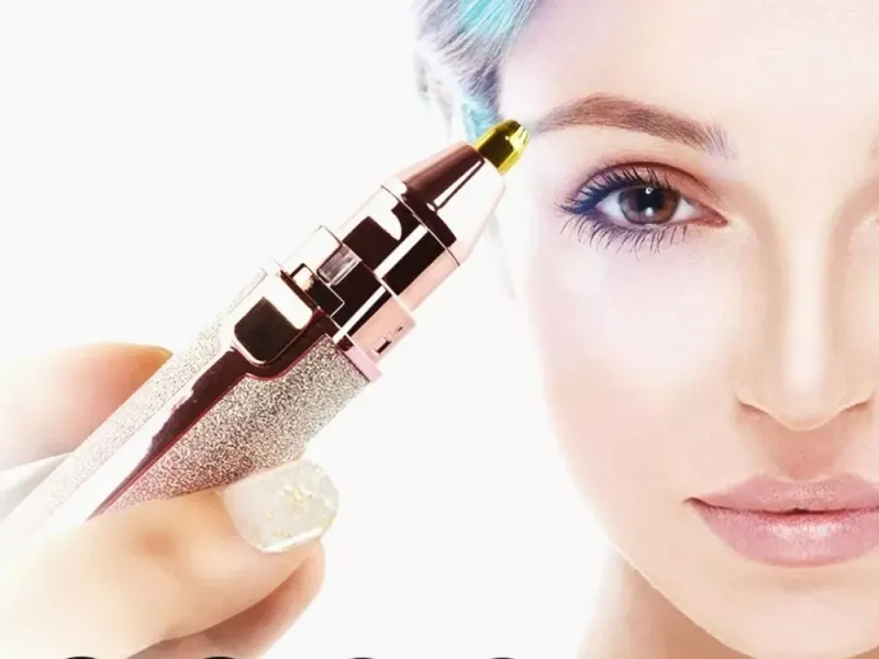 Depilator do brwi trymer do twarzy damska golarka zdjęcie 4