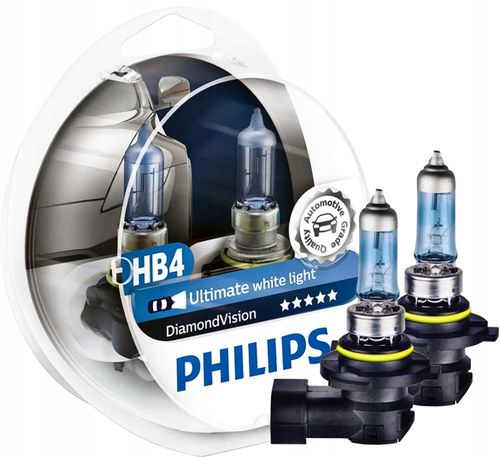 PHILIPS Diamond Vision HB4 5000K BIAŁE ŻARÓWKI na Arena.pl
