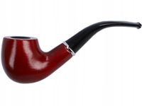 FAJKA TRADYCYJNA DREWNIANA DO PALENIA TYTONIU + ETUI