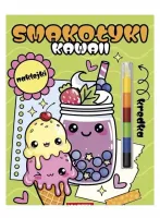 MODUŁOWA KREDKA. KAWAII SMAKOŁYKI Z NAKLEJKAMI - KATARZYNA SALAMON KSIĄŻKA