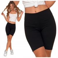 KOLARKI KRÓTKIE LEGGINSY BIKERY BEZ WZORU MORAJ KLASYCZNE GŁADKIE L/XL