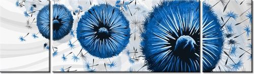 90CM 80 OBRAZ 3 ELEM NIEBIESKIE DMUCHAWCE 5 ŚCIENNY na Arena.pl