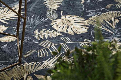 RUG/LU/ARLEN/LEAVES4/BLACK+GOLD/160x220 na Arena.pl