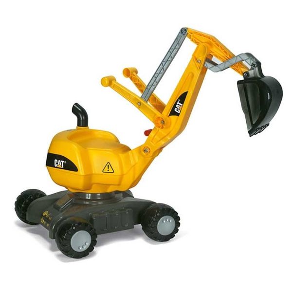 Rolly Toys RollyDigger CAT - Koparka Jeździk obrotowa Żółta zdjęcie 4