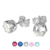 SREBRNE KOLCZYKI NA SZTYFT PRÓBA SREBRA 925 DOSTĘPNE RÓŻNE KOLORY