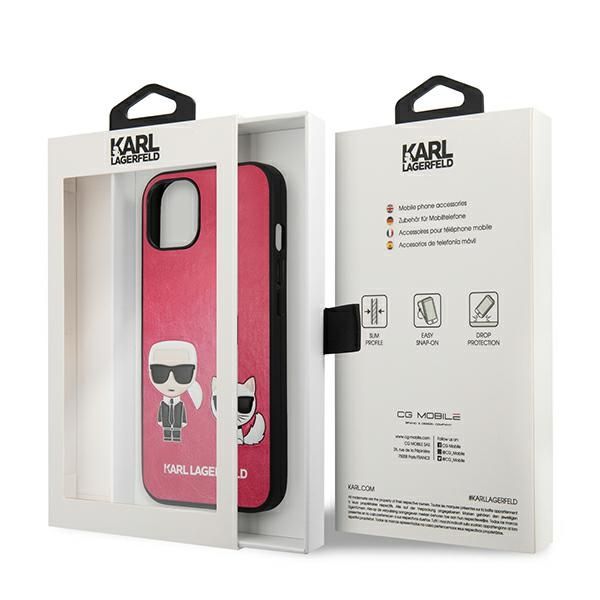 Etui Karl Lagerfeld do iPhone 13 mini, Różowy zdjęcie 8