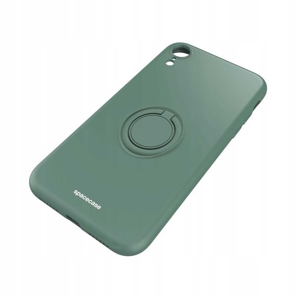Spacecase Silicone Ring Iphone Xr Dark Green zdjęcie 4