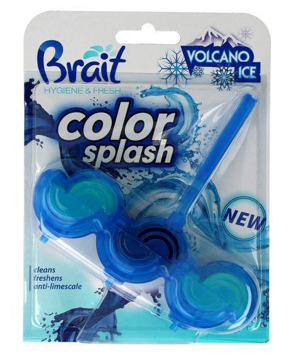 Brait Kostka toaletowa 2-fazowa Color Splash do WC Volcano Ice  45g na Arena.pl