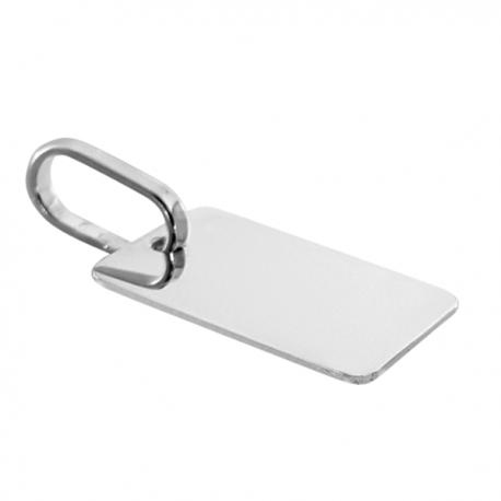 SREBRNY WISIOREK NIEŚMIERTELNIK PROSTOKĄTNY SREBRO PRÓBY 925 GRAWER GRATIS! zdjęcie 2