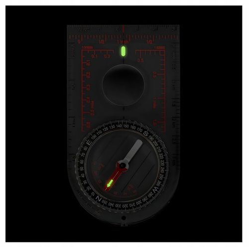 Kompas turystyczny mapowy busola Helikon Scout Mk2 Transparent ze sznurkiem na Arena.pl