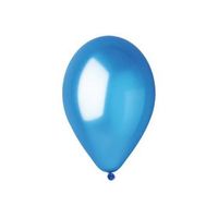 balon niebieski 100szt.metalizowany urodziny party