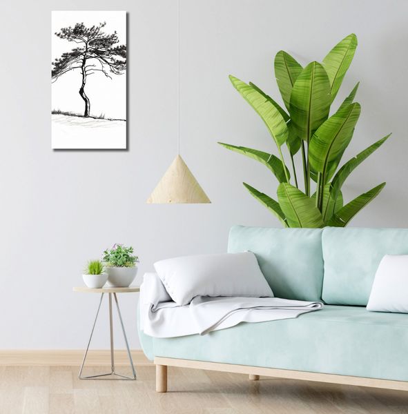 Obraz 30x60cm Samotna Sosna zdjęcie 2