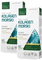 Medica Herbs Kolagen morski WŁOSY SKÓRA 2x60 kapsułek