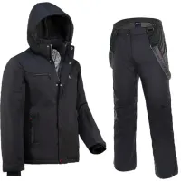 Męska KURTKA+SPODNIE KOMBINEZON NARCIARSKI NA STOK SANKI SNOWBOARD 5XL