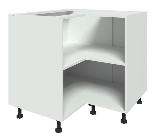 AUSTIN KU-DN90 Szafka 90 cm dolna narożna fronty MDF frezowane pionowo na Arena.pl