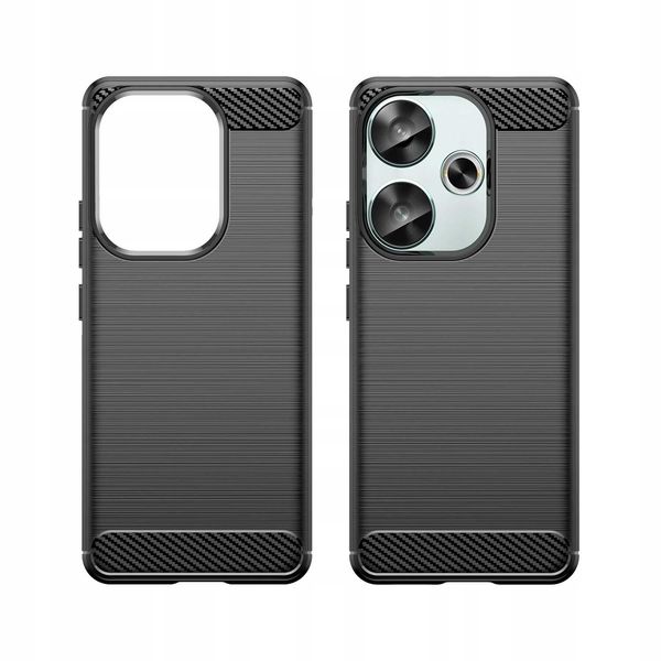 Spacecase Carbon Poco F6 5G Black zdjęcie 4