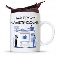 Dla Marketingowca Kubek Najlepszy Marketingowiec Z Nadrukiem Ze Zdjęciem