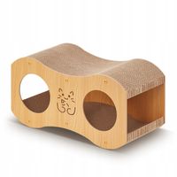 DRAPAK TEKTUROWY DLA KOTA DUŻY LEŻANKA DOMEK KARTONOWY LEGOWISKO TUNEL