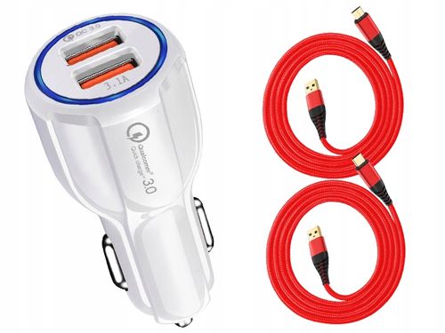 ŁADOWARKA SAMOCHODOWA QC 3.0 + KABEL MICRO TYP C na Arena.pl