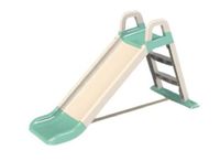 Zjeżdżalnia ogrodowa 140 cm beżowo-miętowa