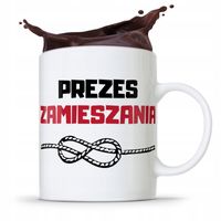 Dla Prezesa Viceprezesa Kubek Prezes Zamieszania Z Nadrukiem Ze Zdjęciem