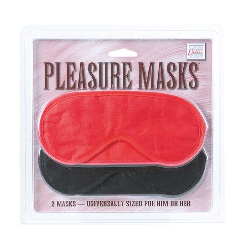 maska-pleasure masks 2 pcs red/black na Arena.pl