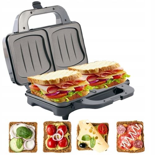 Opiekacz Do Kanapek Tostów XXL Duży Solidny Toster Sandwich 1300W XXL na Arena.pl