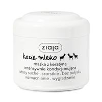 Ziaja Kozie mleko, Maska z keratyną intensywnie kondycjonująca, do włosów zniszczonych, suchych i matowych, 200ml