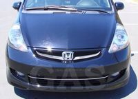 Honda Fit - Chromowane Listwy Grill Chrom Atrapy Zderzaka Tuning