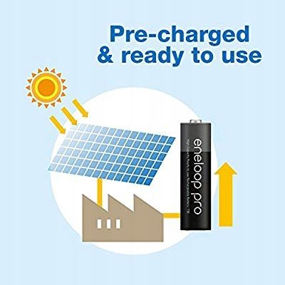 4x PANASONIC ENELOOP PRO 2550 mAh R6 AA JAPAN zdjęcie 13