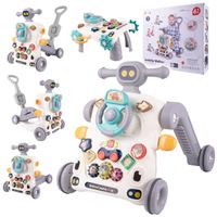 Chodzik Pchacz 6w1 Edukacyjny Stolik Kierownica Hulajnoga