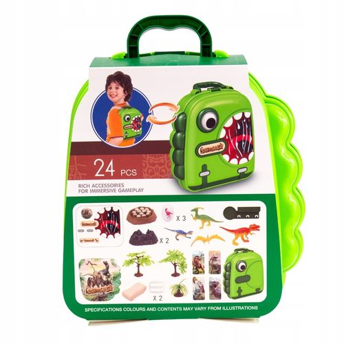 Zestaw Dinozaury w Plecaku - Przenośny Świat Dinozaurów na Arena.pl