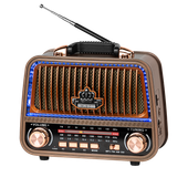 Radio przenośne analogowe AM/FM Kruger&Matz Bluetooth microSD na baterie