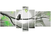 OBRAZ PTAKI ROMANTYCZNYM PARYŻU