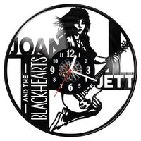 Zegar ścienny z płyty winylowej Joan Jett 818.14