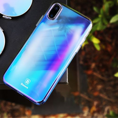 BASEUS GLAZE CASE ETUI IPHONE X NIEBIESKI na Arena.pl