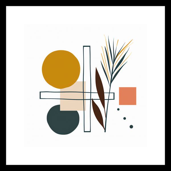 Plakat 30x30cm Ogród Symetryczny zdjęcie 3