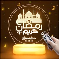 SAKU Oświetlenie LED na Święto Ramadan, Białe, 19.3 x 13 cm