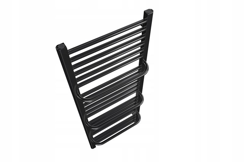 GRZEJNIK ŁAZIENKOWY POWER 480x450 CZARNY POŁYSK zdjęcie 3