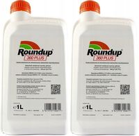 2x Roundup 360 SL Plus 1l BAYER randap glifosat herbicyd totalny, perz