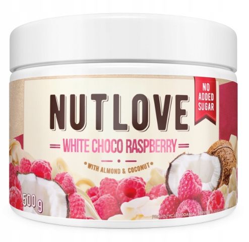 Krem biała czekolada-malina Allnutrition Nutlove White Choco Raspberry zdjęcie 1