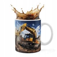 KUBEK CERAMICZNY 330ML DRUK - MASZYNY BUDOWLANE
