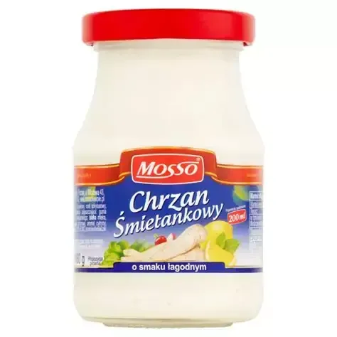 MOSSO CHRZAN ŚMIETANKOWY 180G zdjęcie 1