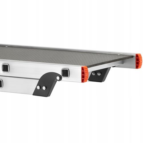 Podest aluminiowy roboczy drabina aluminiowa 2,45m na Arena.pl