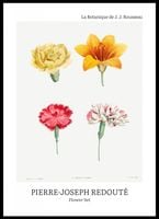 Plakat 50x70cm Design Flower Set, Redoute Vintage do Salonu